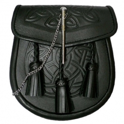 Embossed Leather Sporran